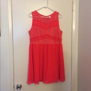 Xhilaration - Hot Pink/ Red Dress - XXL (Juniors)